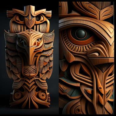 3D model totem (STL)